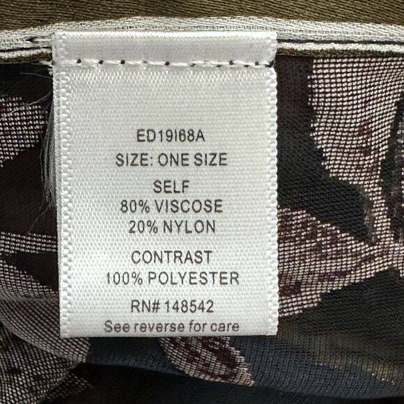 Aratta Silent Journey Viola Burnout Velvet Kimono Floral Rose Stripe Boho One Sz - Picture 14 of 15